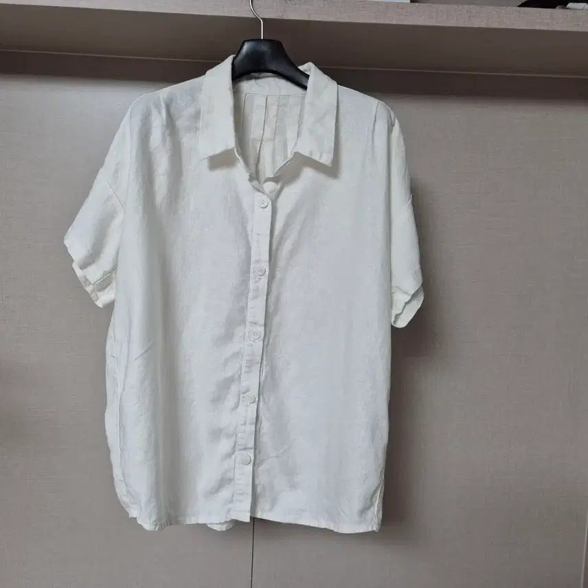 [BUNJANG] Women's Linen White Shirt / 77)여성 린넨 화이트 셔츠