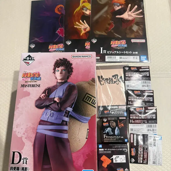 [BUNJANG] Ichiban Kuji Naruto Shippuden Kazekage Retrieval Arc D Prize Gaara Bundle Set (Sealed) / 미개봉 일괄) 제일복권 나루토 카제카게 탈환편 D상 가아라