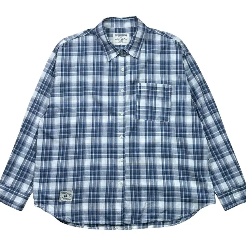 [BUNJANG] True Religion Checkered Shirt / 트루릴리전 체크 셔츠