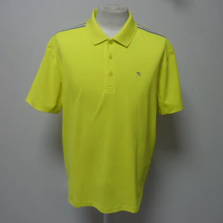 [BUNJANG] Arnold Palmer Men's Golf Short Sleeve Polo Shirt Yellow XL / 아놀드파마/남성/일상복/골프/반팔/카라 티셔츠/105사이즈/새제품