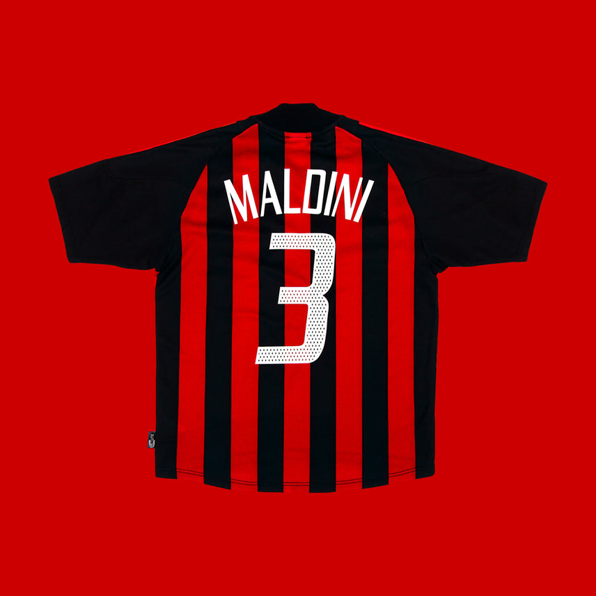 [BUNJANG] Adidas AC Milan 02/03 Champions League Home Jersey Paolo Maldini #3 Men's Medium / 정품 아디다스 AC 밀란 유니폼 02 03 챔스 홈 파울로 말디니 3 해외 M