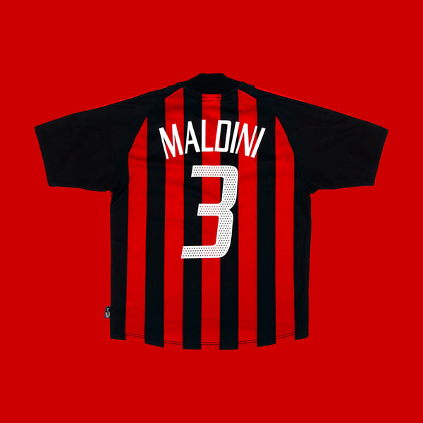 [BUNJANG] Adidas AC Milan 02/03 Champions League Home Jersey Paolo Maldini #3 Men's Medium / 정품 아디다스 AC 밀란 유니폼 02 03 챔스 홈 파울로 말디니 3 해외 M
