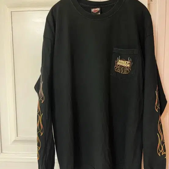 [BUNJANG] Harley-Davidson Flame Long Sleeve XL / 04s 할리데이비슨 플레임 롱슬리브 XL