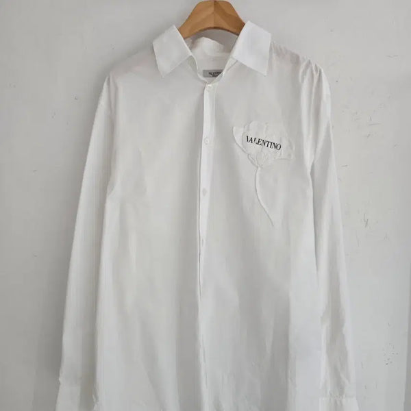 [BUNJANG] Valentino White Cotton Button-Up Shirt / 발렌티노 셔츠