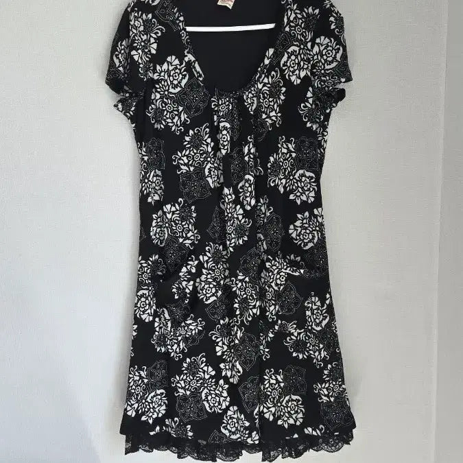 [BUNJANG] Floral Spandex Dress S / 플라워무늬 스판 원피스 55 s