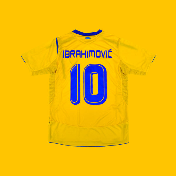 [BUNJANG] Umbro Sweden 05/07 Home Zlatan Ibrahimović Football Jersey - Men's Medium / 정품 엄브로 스웨덴 유니폼 05 07 홈 즐라탄 이브라히모비치 해외 M