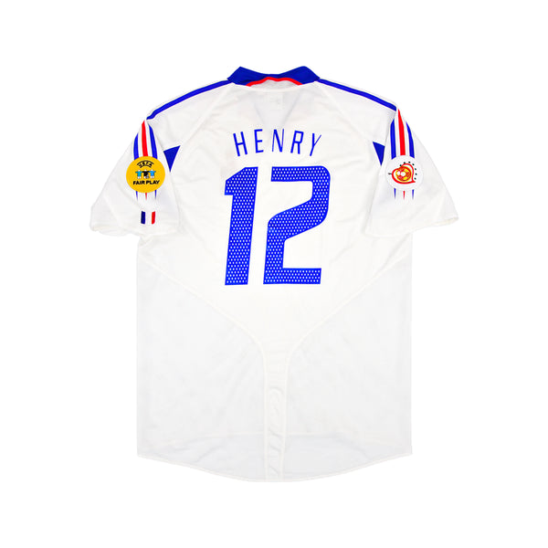 [BUNJANG] Adidas France 04/06 Euro Away Thierry Henry #12 Jersey L / 정품 아디다스 프랑스 유니폼 04 06 유로 원정 티에리 앙리 12 해외 L
