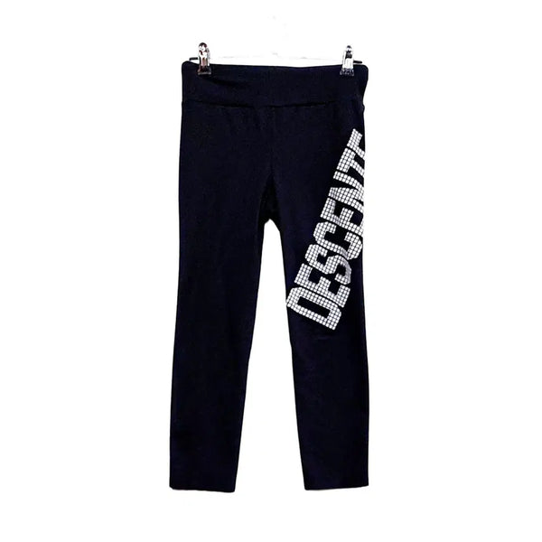 [BUNJANG] Descente Women's Slim Fit Sporty Leggings - Black (Size S/70) / 데상트 여성 스포티한 슬림핏 레깅스 S/70 블랙 43146
