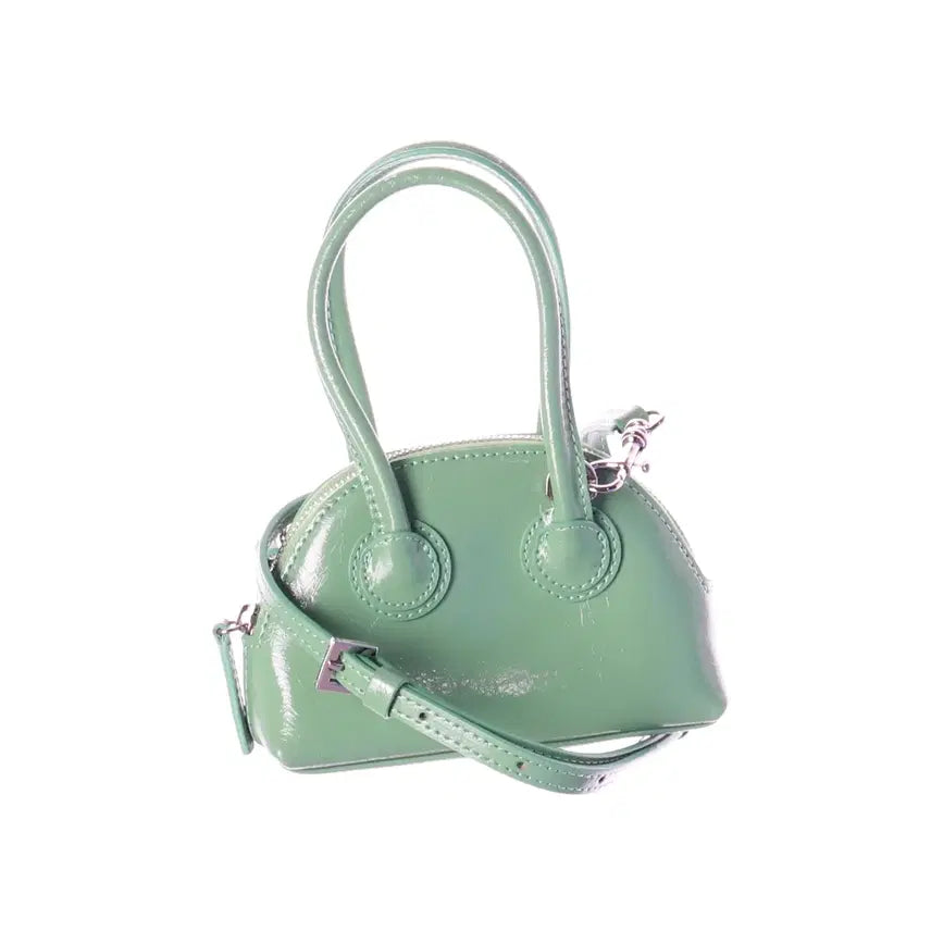 [BUNJANG] Magishwood Lime Color Besset Mini Crinkle Bag / 마지셔우드 라임 색상 베셋 미니 크링클 백
