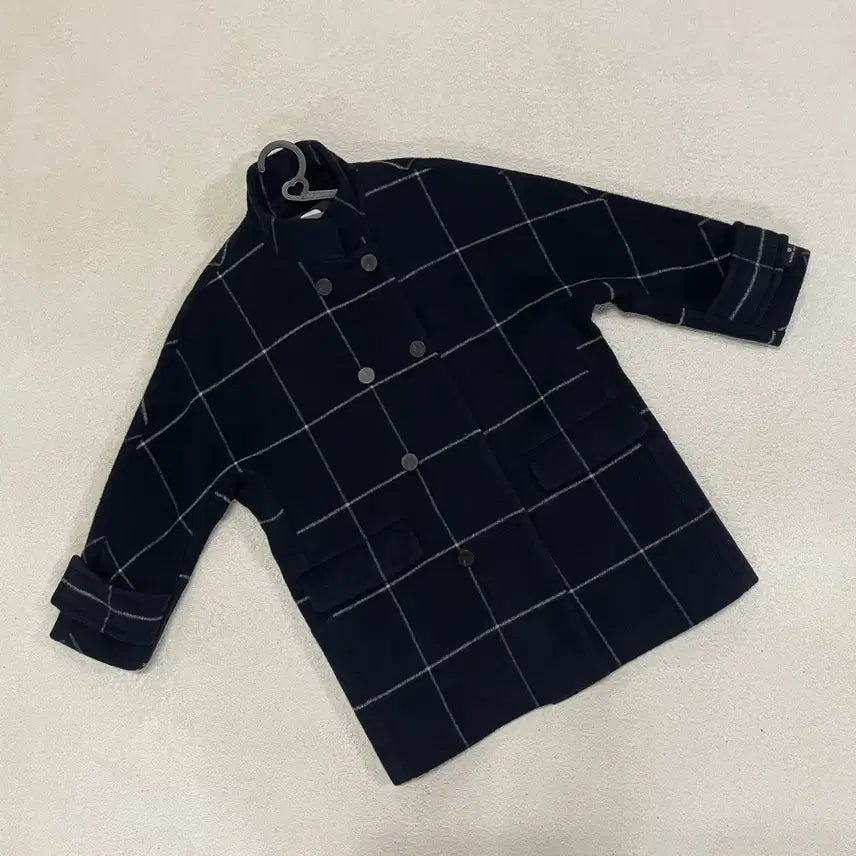[BUNJANG] 55 Duel Check Coat B.709 / 55 듀엘 체크 코트 B.709