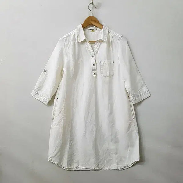 [BUNJANG] Cutie Blonde Linen Dress White / Cutie Blonde 린넨 원피스 화이트