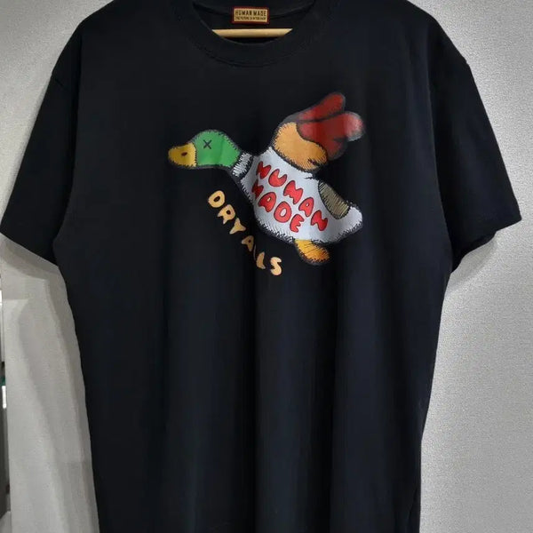 [BUNJANG] Human Made Duck Graphic Short Sleeve T-Shirt Black XL / XL/ 휴먼메이드 덕 오리 그래픽 반팔 티셔츠 블랙