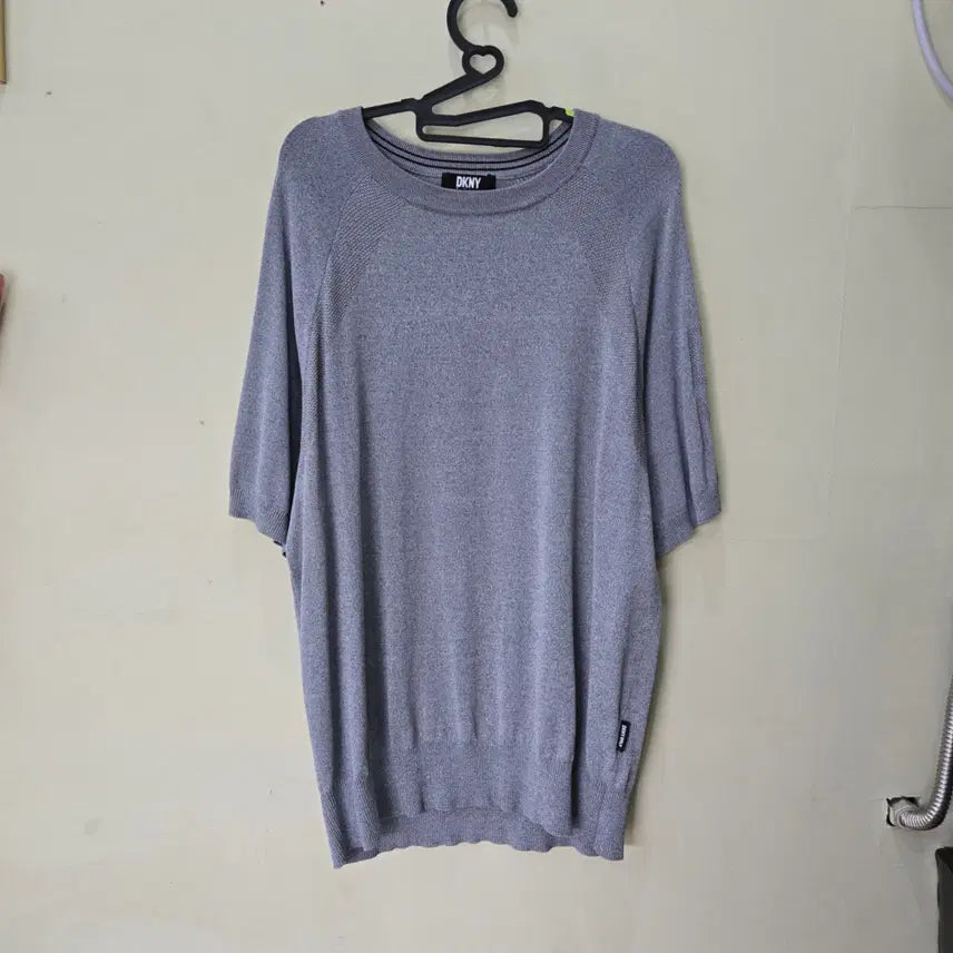 [BUNJANG] DKNY Golf Knit Short Sleeve Long Top XL Grey / [XL] DKNY GOLF 티셔츠 그레이
