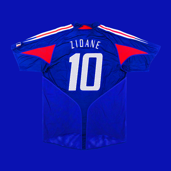 [BUNJANG] Adidas France 04/06 Home Zinedine Zidane #10 Jersey Men's Medium / 정품 아디다스 프랑스 유니폼 04 06 홈 지네딘 지단 10 해외 M
