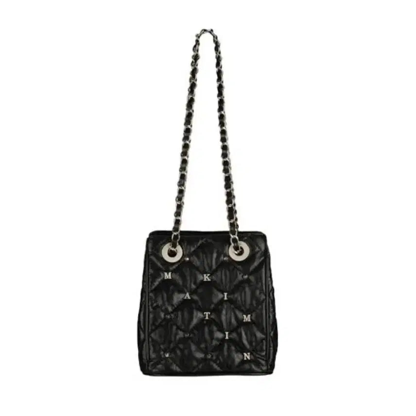 [BUNJANG] Matin Kim Stud Mini Quilting Bucket Bag Black / 마뗑킴 스터드 미니 퀄팅 버킷백
