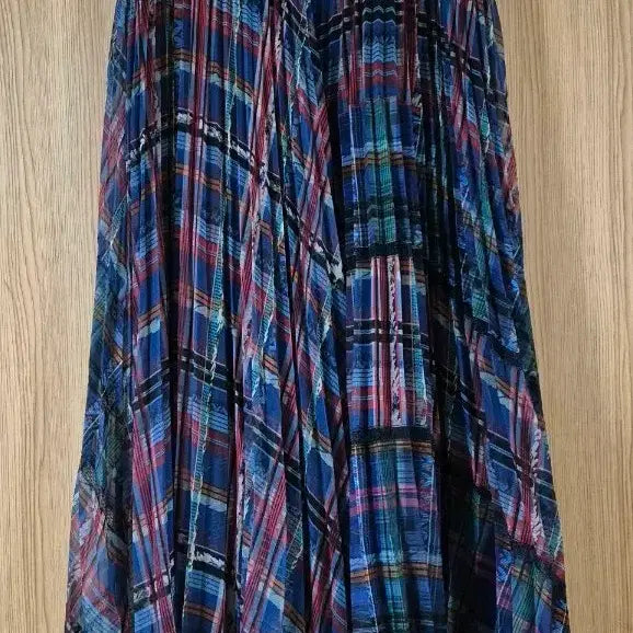 [BUNJANG] Obzeu Pleated Chiffon Long Skirt / 한섬 오브제 플리츠 쉬폰 롱스커트