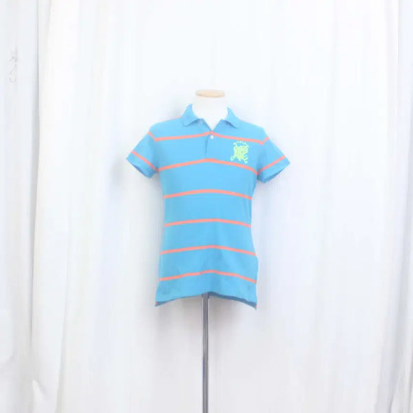 [BUNJANG] Polo Ralph Lauren Men's Classic Fit Striped Pique Short Sleeve Polo Shirt (Size L) / [정품] 폴로 랄프로렌 남성 피케 반팔 카라티 (L) 상상샵