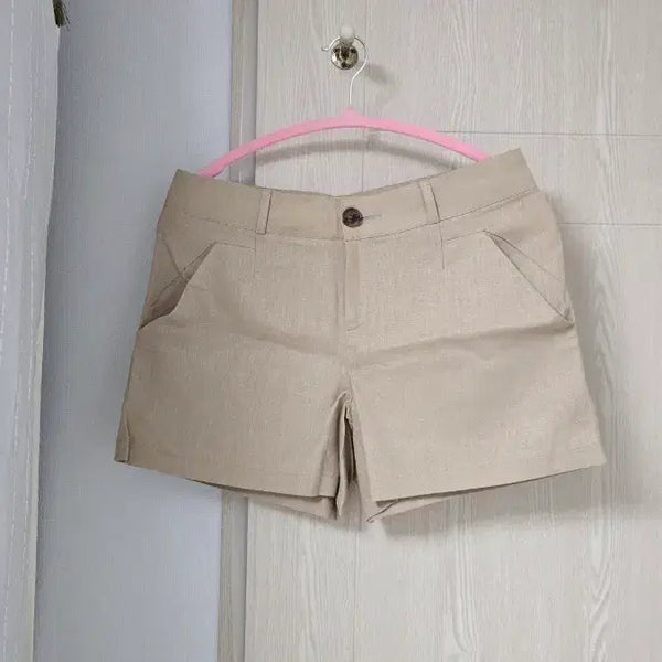 [BUNJANG] Korean Made Beige Running Shorts M / 새것 국산 마 반바지 M 베이지