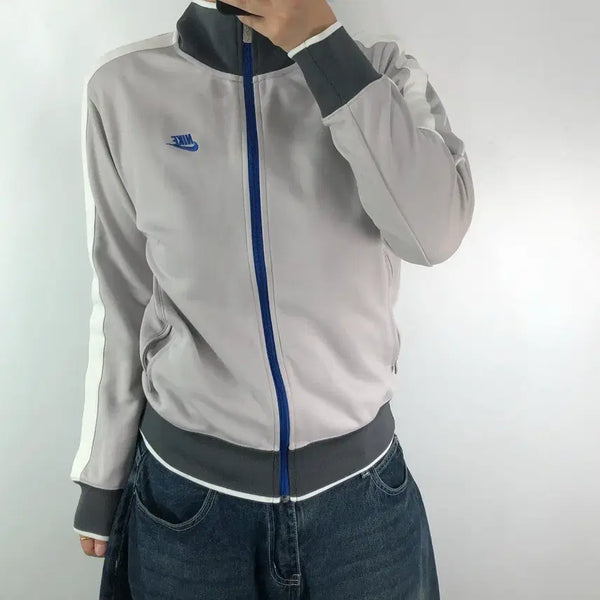 [BUNJANG] Nike Logo Zip-Up Jersey / [M] 나이키 로고 집업 져지