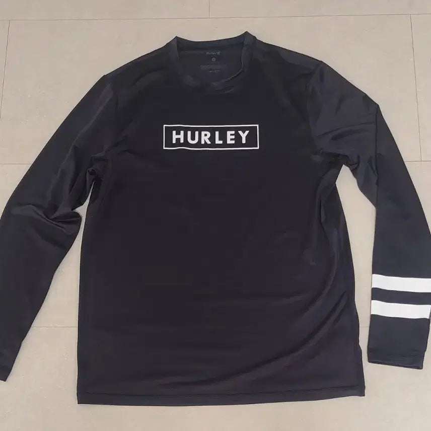 [BUNJANG] Hurley Rash Guard Black Men's M / 헐리 래쉬가드 블랙 맨스 M