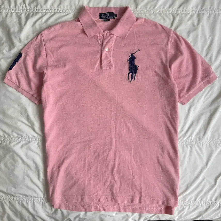 [BUNJANG] Polo Ralph Lauren Pink Big Pony T-Shirt / 폴로 핑크 빅포니 반팔