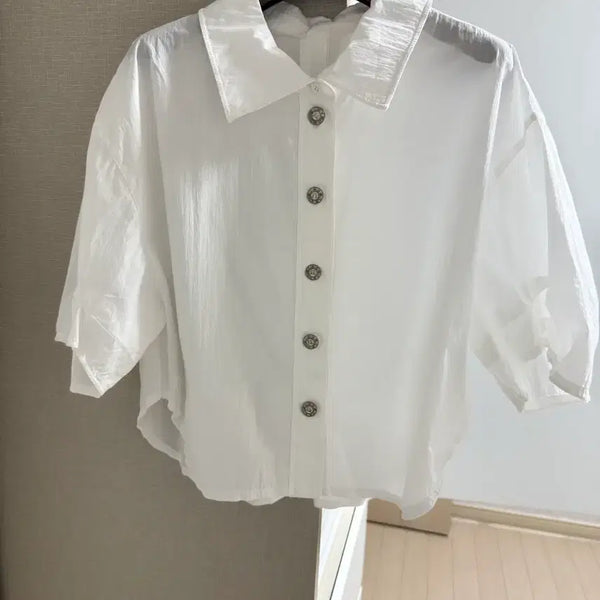 [BUNJANG] Mine 2024 Half Sleeve Shirt / 2024 마인 반팔 셔츠 한섬