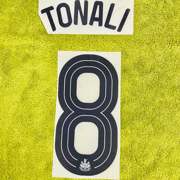 [BUNJANG] Newcastle United 24-26 Home Tonali Champions League Name Set / 24-26 뉴캐슬 홈 토날리 컵대회 마킹 축구 챔스 네임셋