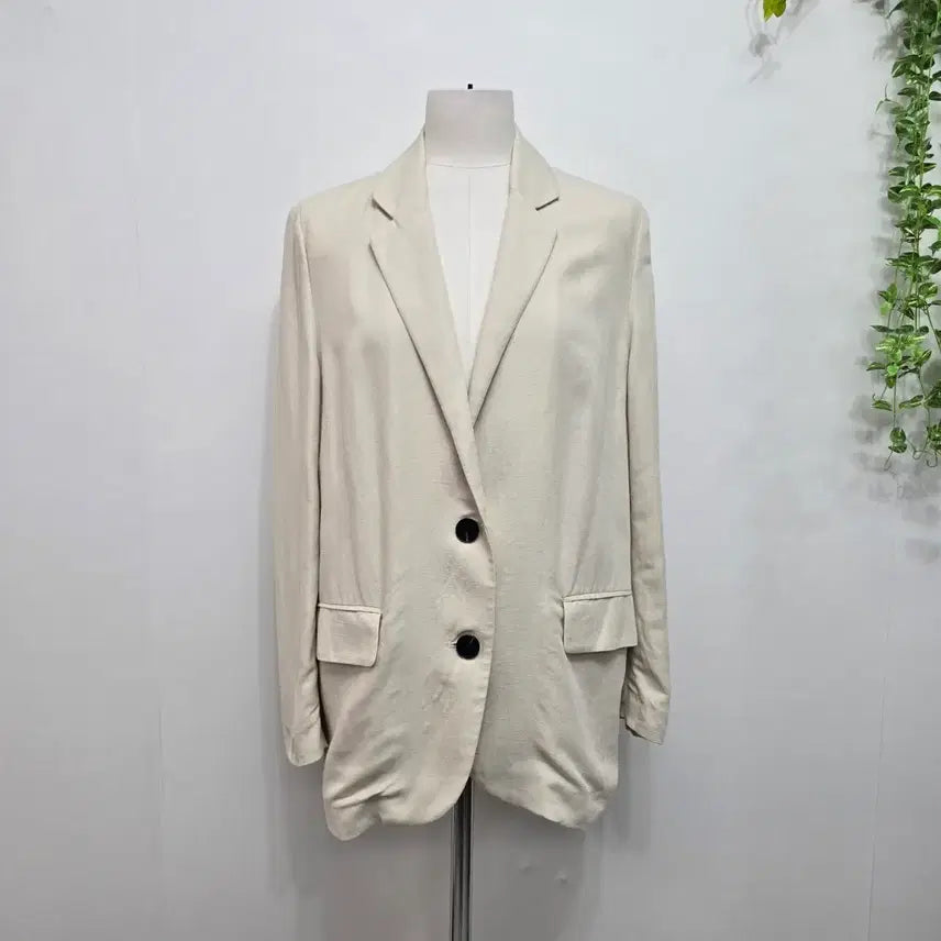 [BUNJANG] Studio Tomboy Linen Blend Jacket Beige / 스튜디오 톰보이 린넨 블렌드 자켓