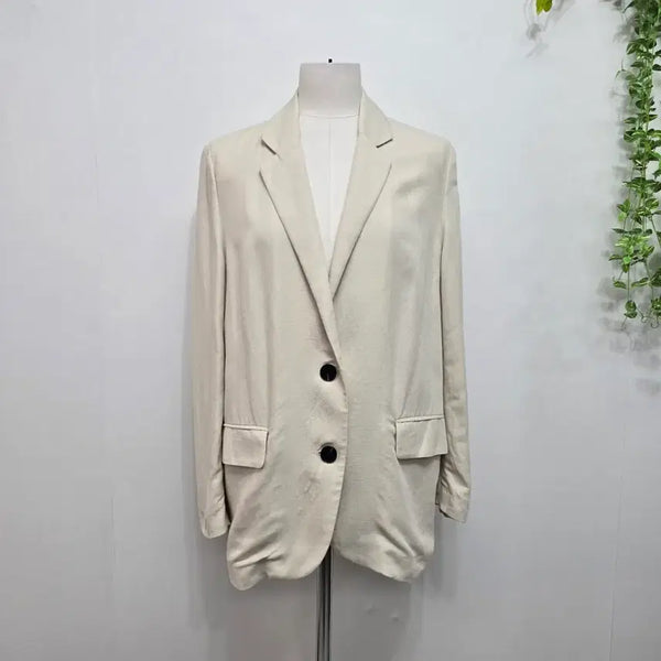 [BUNJANG] Studio Tomboy Linen Blend Jacket Beige / 스튜디오 톰보이 린넨 블렌드 자켓