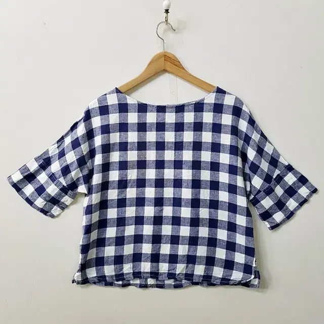 [BUNJANG] GU Linen Blend Blouse / GU 린넨 블라우스