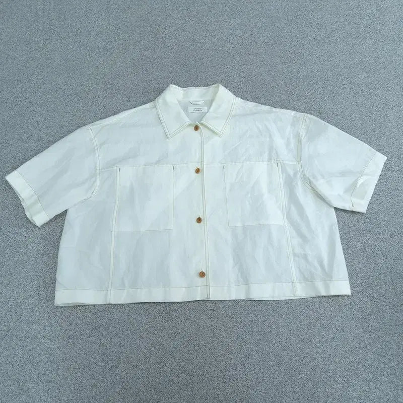 [BUNJANG] Studio Tombo Half Sleeve Shirt Jacket / F 스튜디오톰보이 반팔 셔츠 자켓 | 0716B33