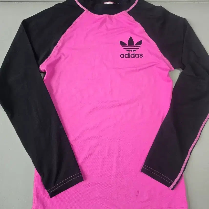 [BUNJANG] Adidas Rash Guard Pink/Black Size 90 / 아디다스 래쉬가드 핑크/블랙90