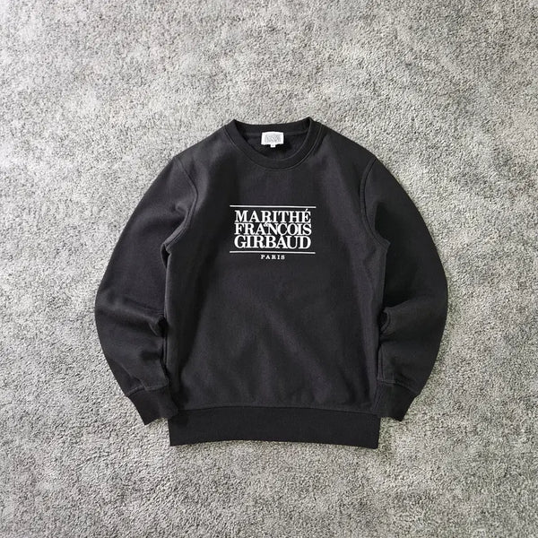 [BUNJANG] Marithe Francois Girbaud Logo Cotton Sweatshirt / MARITHE FRANCOIS GIRBAUD 맨투맨