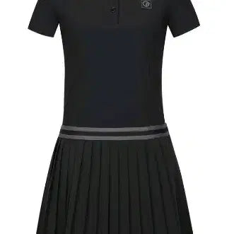 [BUNJANG] Phantom Golf Women's Pleated Hem Short Sleeve Dress / 팬텀 골프 여성 플리츠 밑단 포인트 반팔 원피스 (새상품)