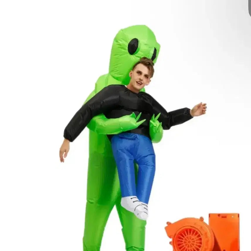 [BUNJANG] Alien Cosplay Costume with Working Fan / 외계인 코스프레 코스튬 의상