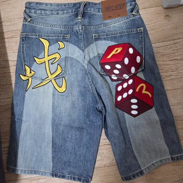 [BUNJANG] EVISU Palace Denim Shorts Size 30 / 에비수 팔라스 데님 쇼츠 30