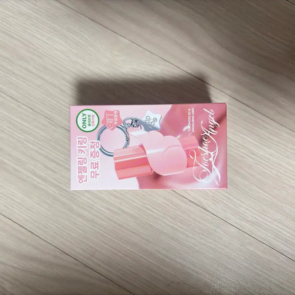 [BUNJANG] Tiptoe Angel Ring Grip Keyring Sorbet Tint 101 Toshoes Heart Olive Young Special Set / 팁토우 엔젤링 그립 키링 소르베 틴트 101 토슈즈하트 올리브영 기획세트