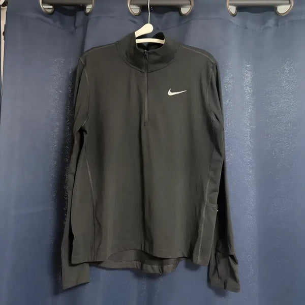 [BUNJANG] Nike Men's Black Full-Zip Long-Sleeve Training Top / 나이키 남성 집업 긴팔 트레이닝 상의 블랙