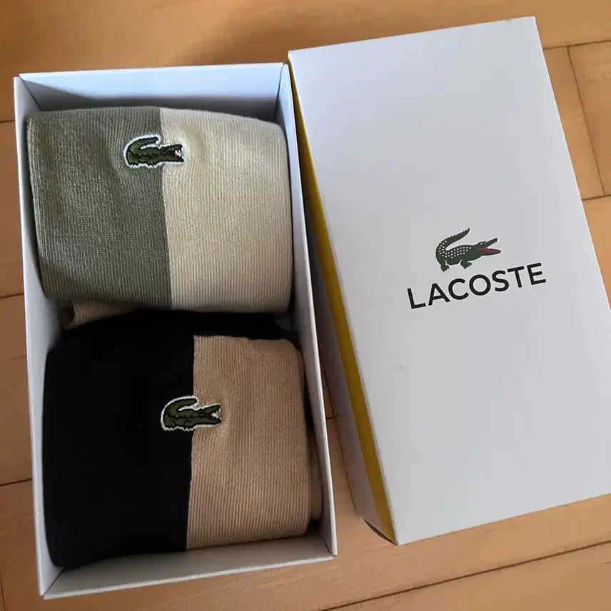 [BUNJANG] Lacoste Socks Gift Set / 라코스테 양말 선물 세트