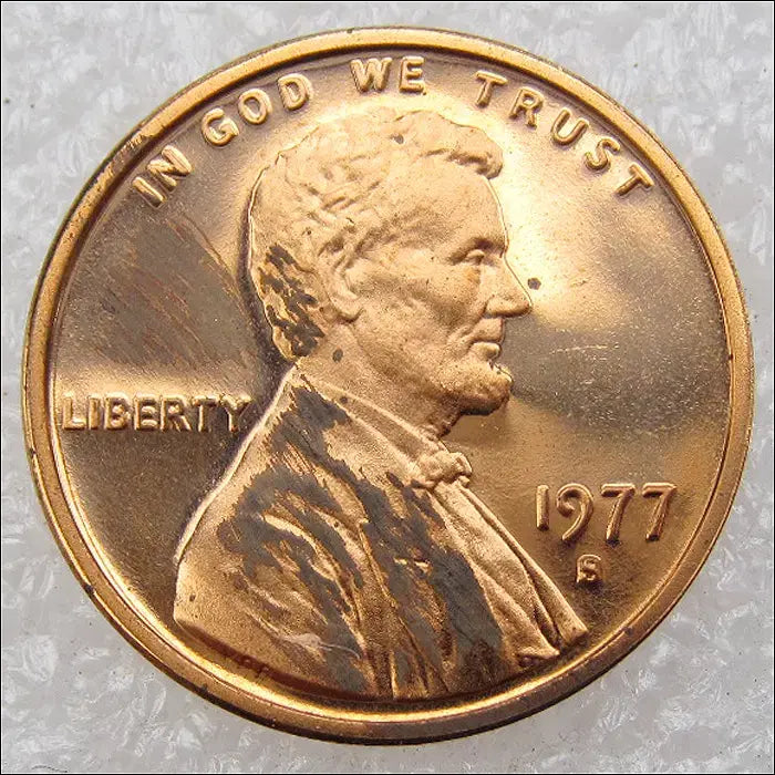 [BUNJANG] 1977 USA 1 Cent Matte Proof Coin / 미국 1977년 1센트 무광프루프 (1) [동전]