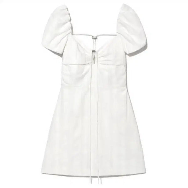 [BUNJANG] Glowny Charlotte Puff Dress - Size S (New) / 글로니 샬롯 퍼프 원피스 S 새상품