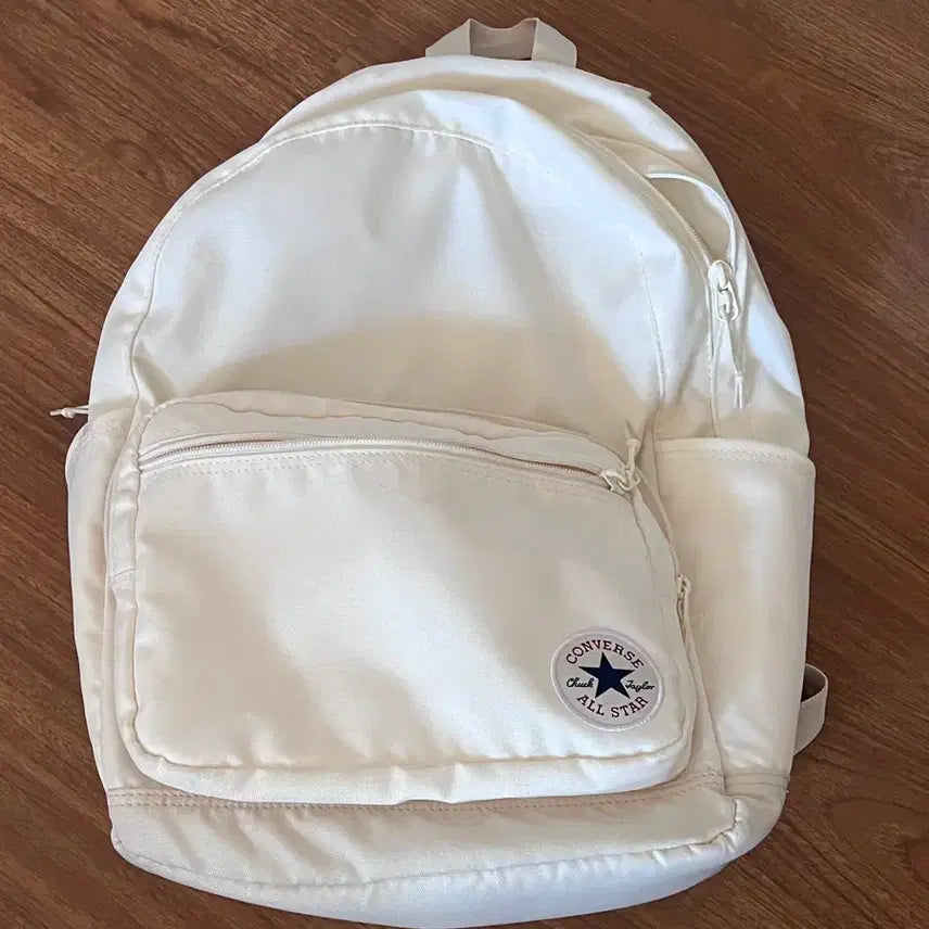 [BUNJANG] Converse Ivory Backpack / 컨버스 백팩 아이보리