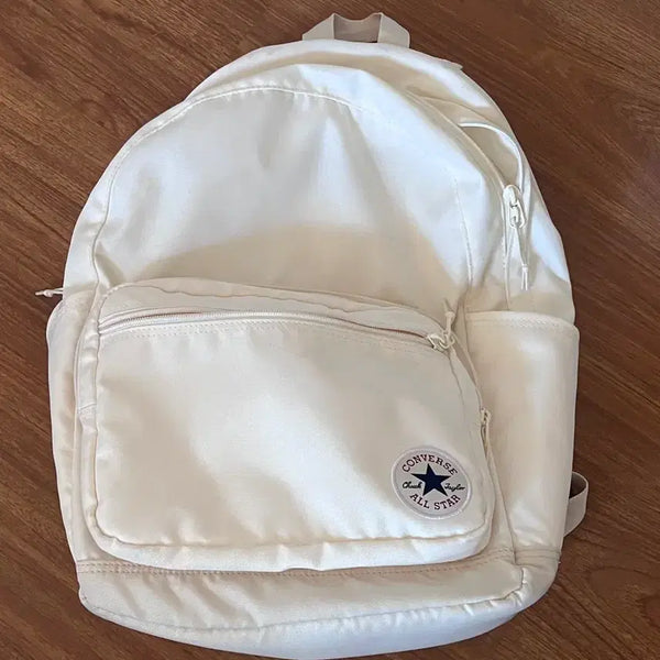 [BUNJANG] Converse Ivory Backpack / 컨버스 백팩 아이보리