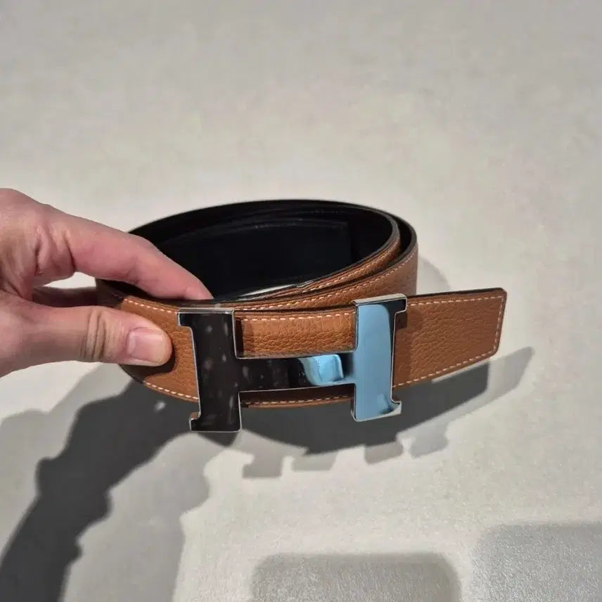 [BUNJANG] Hermès Reversible Belt 95 / 남자 에르메스  벨트 양면 95