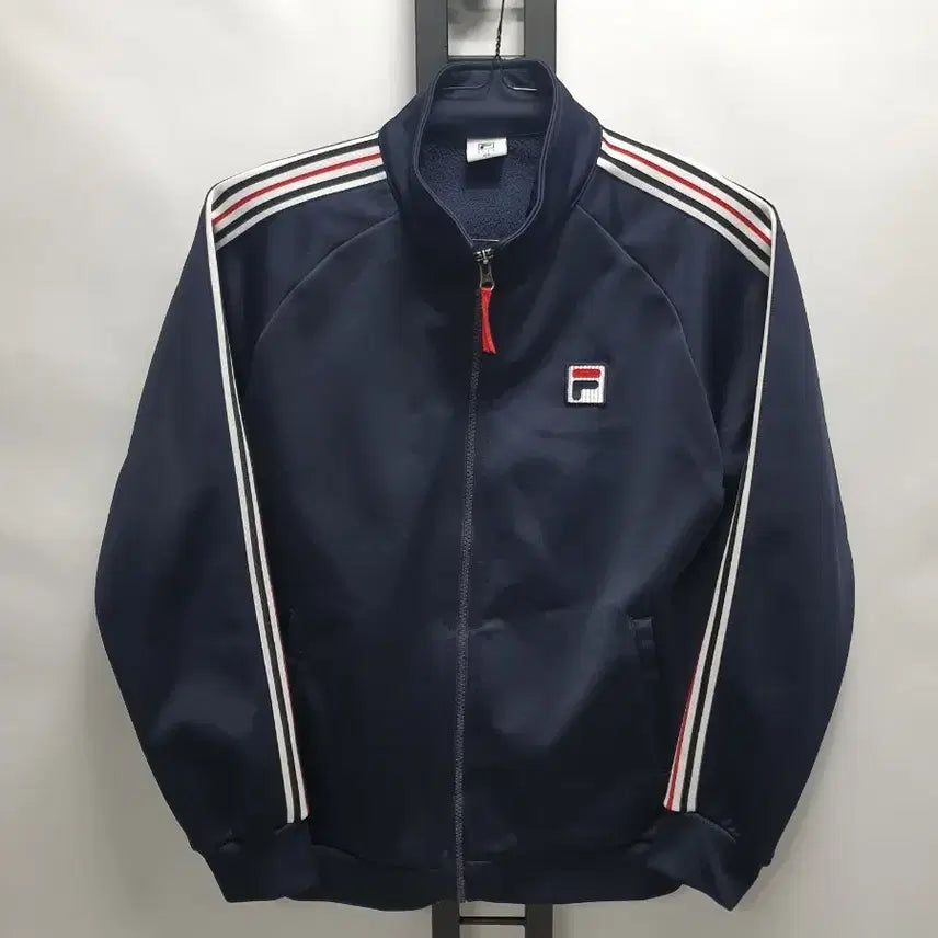 [BUNJANG] Fila Navy Track Top Jersey 160 / 휠라 져지 트랙탑 네이비 160