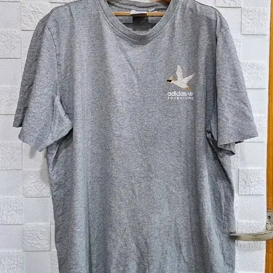 [BUNJANG] Adidas Originals Gray Short-Sleeve T-Shirt XL / (R)아디다스 오리지널 반팔 티셔츠 그레이 XL