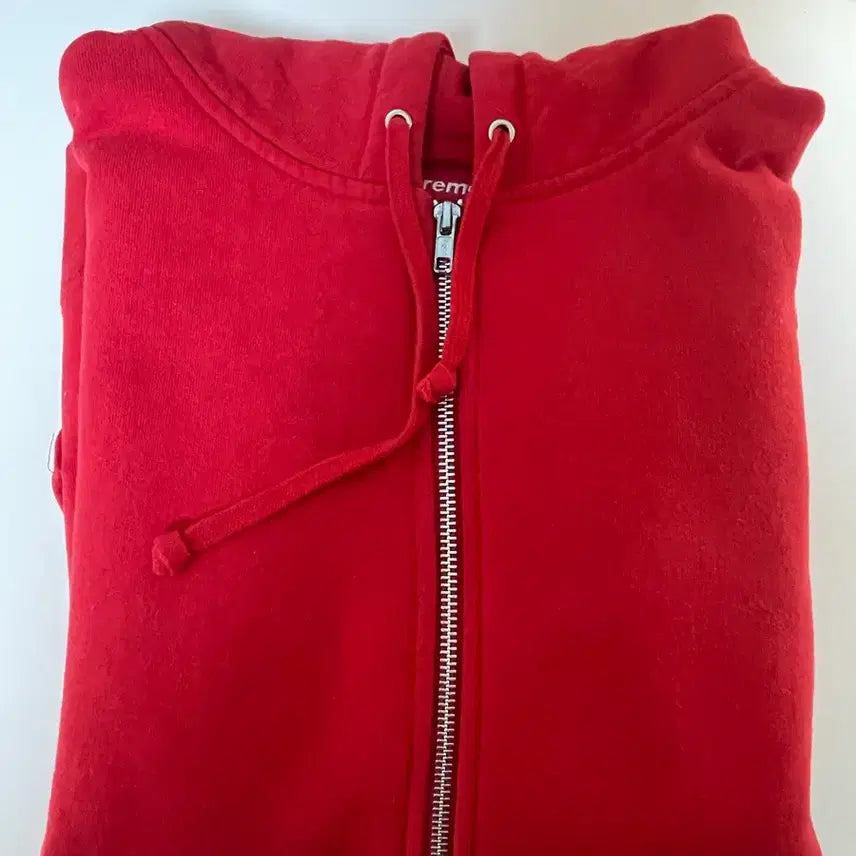 [BUNJANG] Supreme Felt Logo Hooded Zip-Up 15FW / 슈프림 펠트 로고 후드집업 15FW