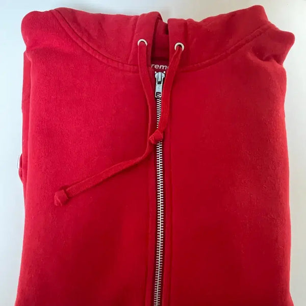 [BUNJANG] Supreme Felt Logo Hooded Zip-Up 15FW / 슈프림 펠트 로고 후드집업 15FW