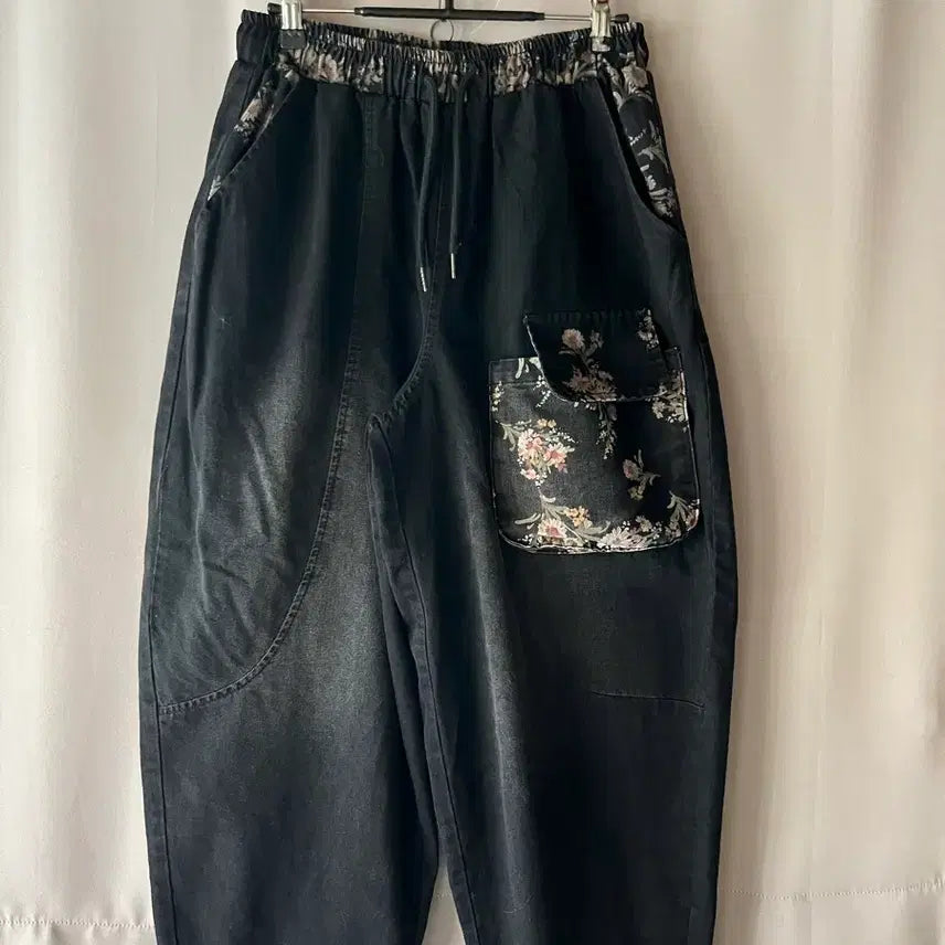 [BUNJANG] Woven Banded Jeans / 밴딩 청바지