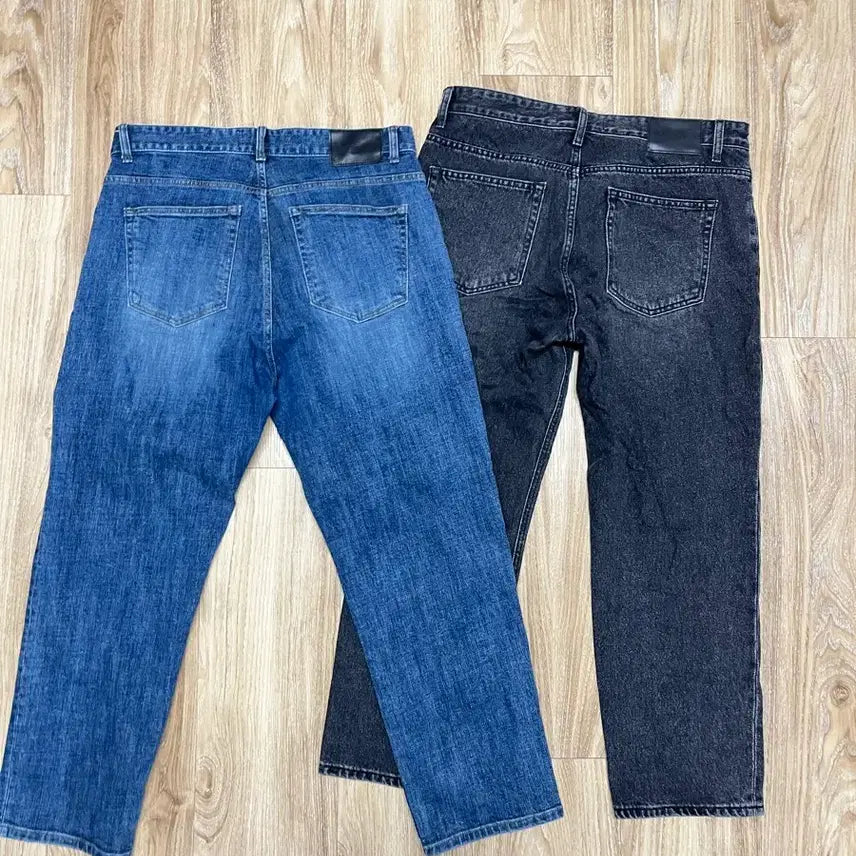 [BUNJANG] 86Road Crop Straight Fit Jeans (Bundle Set) / 86로드 크롭 청바지 34 일괄